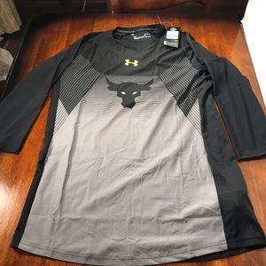 UA x Project Rock Vanish ¾ Sleeve 1321406